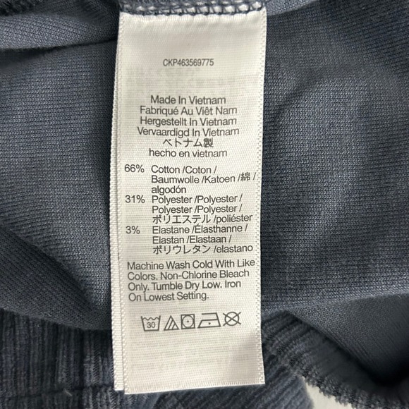 Madewell Knit Corduroy Redford Blazer Blue Neutral Minimalist Size M - Picture 8 of 12